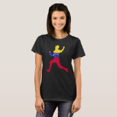 Baseball Venezuela Flag Hispanic Heritage Venezuel Tシャツ (正面フル)