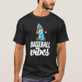 Baseball Vibes Gnome  Baseball Game Celebration Wo Tシャツ (正面)