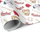 Baseball Wrapping Paper ラッピングペーパー (ロールコーナー)