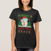 Baseball   Xmas Tree Ugly Santa Baseball Christmas Tシャツ (正面)