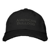 Baseballcap American Bulldog 刺繍入りキャップ (正面)