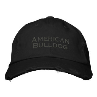 Baseballcap American Bulldog 刺繍入りキャップ