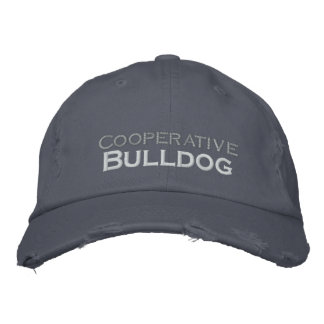 Baseballcap Cooperative Bulldog 刺繍入りキャップ