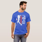 Baseballhe Sport For Intelligent People Sport Fa f Tシャツ (正面フル)