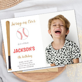 Baseballs招待状と写真 招待状