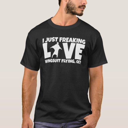 Basejumper Joke Basejump Skydiver Wingsuiting Wing Tシャツ (正面)