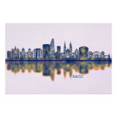 Basel Skyline ポスター (正面)