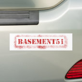 Basement51ステッカー バンパーステッカー (車上)