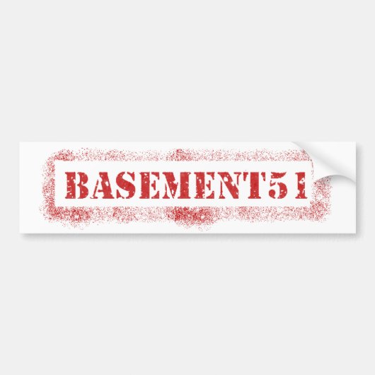 Basement51ステッカー バンパーステッカー (正面)