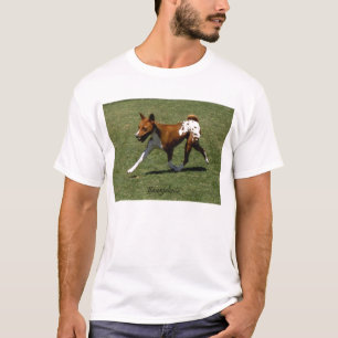 Basenjaloosa_brown Tシャツ