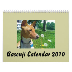 Basenjiのカレンダー2010年 カレンダー