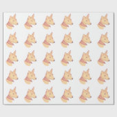 Basenjiの包装紙 ラッピングペーパー (フラット)