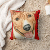 Basenjiカラーブロック クッション (ブランケット)