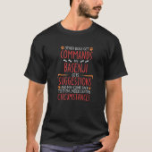 Basenjiコマンド Tシャツ (正面)