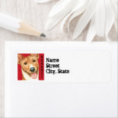 Basenji色のブロック ラベル (インサイチュ)