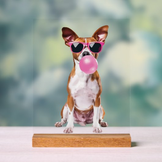 Basenji アクリルサイン (ニュートラル)