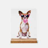 Basenji アクリルサイン (正面)