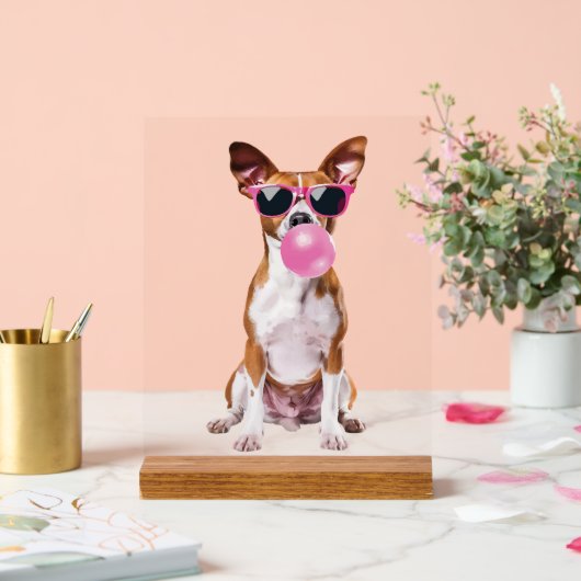 Basenji アクリルサイン (ウェディング)