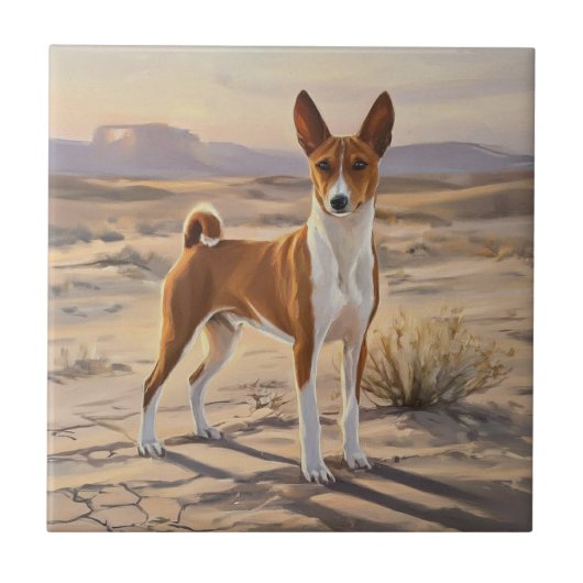 Basenji タイル (正面)