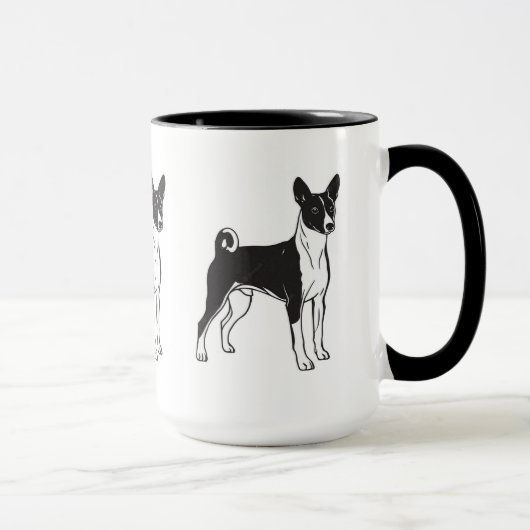 Basenji マグカップ (右)