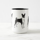 Basenji マグカップ (中央)