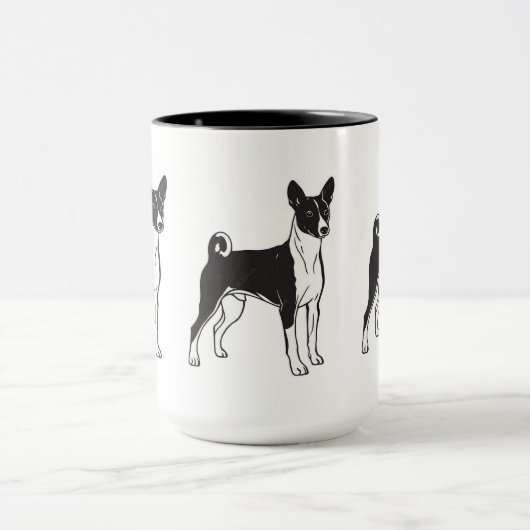 Basenji マグカップ (中央)