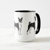 Basenji マグカップ (正面右)