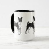 Basenji マグカップ (正面左)