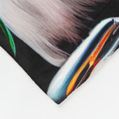 Basenji Dogバイクを運転する聖パトリックの日 フリースブランケット (角)