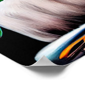 Basenji Dogバイクを運転する聖パトリックの日 ポスター (角)