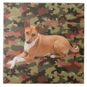 Basenji Dog タイル (正面)