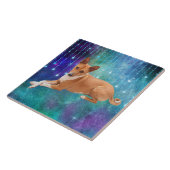 Basenji Dog タイル (側面)