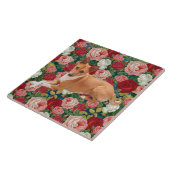 Basenji Dog  タイル (側面)