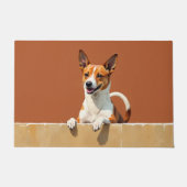 Basenji Dog Doormat Art ドアマット (正面)