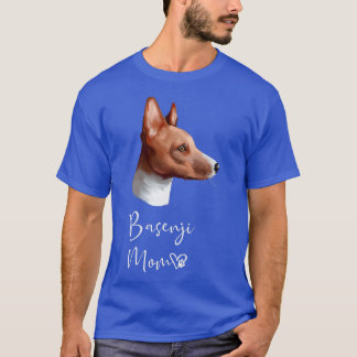 Basenji Dog Mom Cute Puppy Dog Owner Tシャツ
