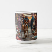 Basenji Elegant Coffee Mug コーヒーマグカップ (中央)