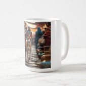 Basenji Elegant Coffee Mug コーヒーマグカップ (正面右)