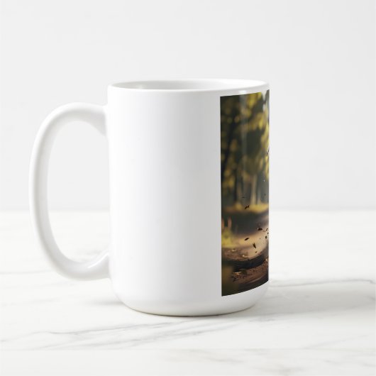 Basenji Elegant Coffee Mug コーヒーマグカップ (左)