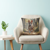 Basenji Elegant Throw Pillow クッション (椅子)