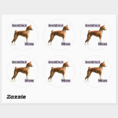Basenji Mom 4 – シール (シート)