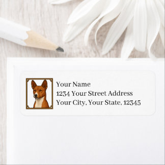 Basenji Return Address Labels ラベル