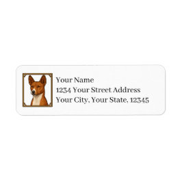 Basenji Return Address Labels ラベル