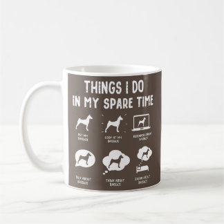 Basenji Things Do Spare Time Funny Dog Mom Dad コーヒーマグカップ