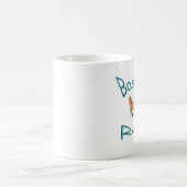 basenjisの石のコーヒー・マグ コーヒーマグカップ (中央)