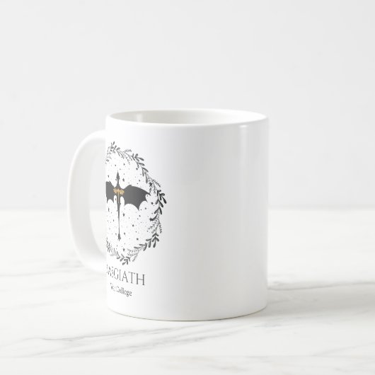 Basgiath College Mug, Fourth Wing Book コーヒーマグカップ (正面左)