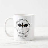 Basgiath College Mug, Fourth Wing Book コーヒーマグカップ (左)