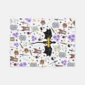 Basgiath War College Dragon Bookish Fleece Throw フリースブランケット (正面(横))