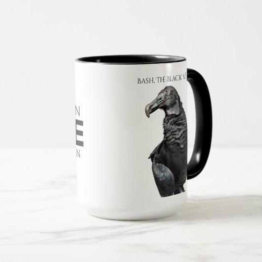 Bash the Black Vulture Mug マグカップ (正面右)