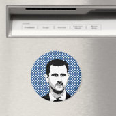 Bashar al Assad – リ国際的ーダー – .png マグネット (インサイチュ (食洗機))