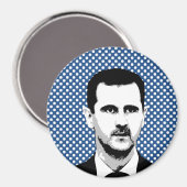 Bashar al Assad – リ国際的ーダー – .png マグネット (正面/裏面)